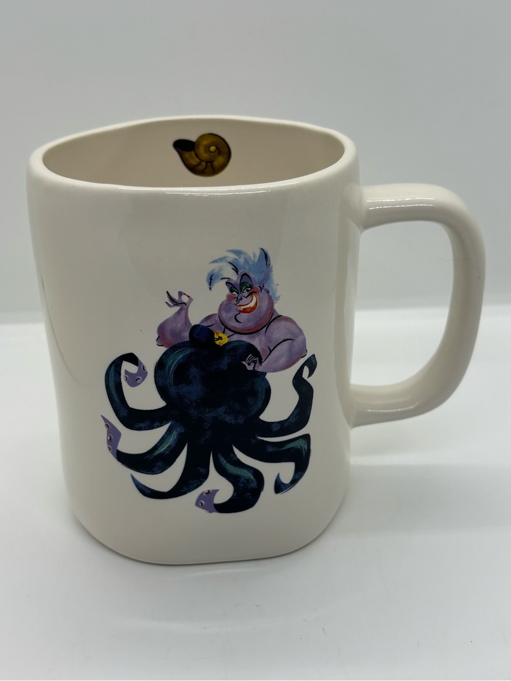 Rae Dunn Disney Villains Ursula Ceramic Mug ‘Poor Unfortunate Souls’